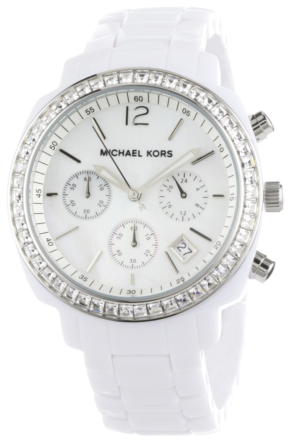 michael kors white ceramic watch